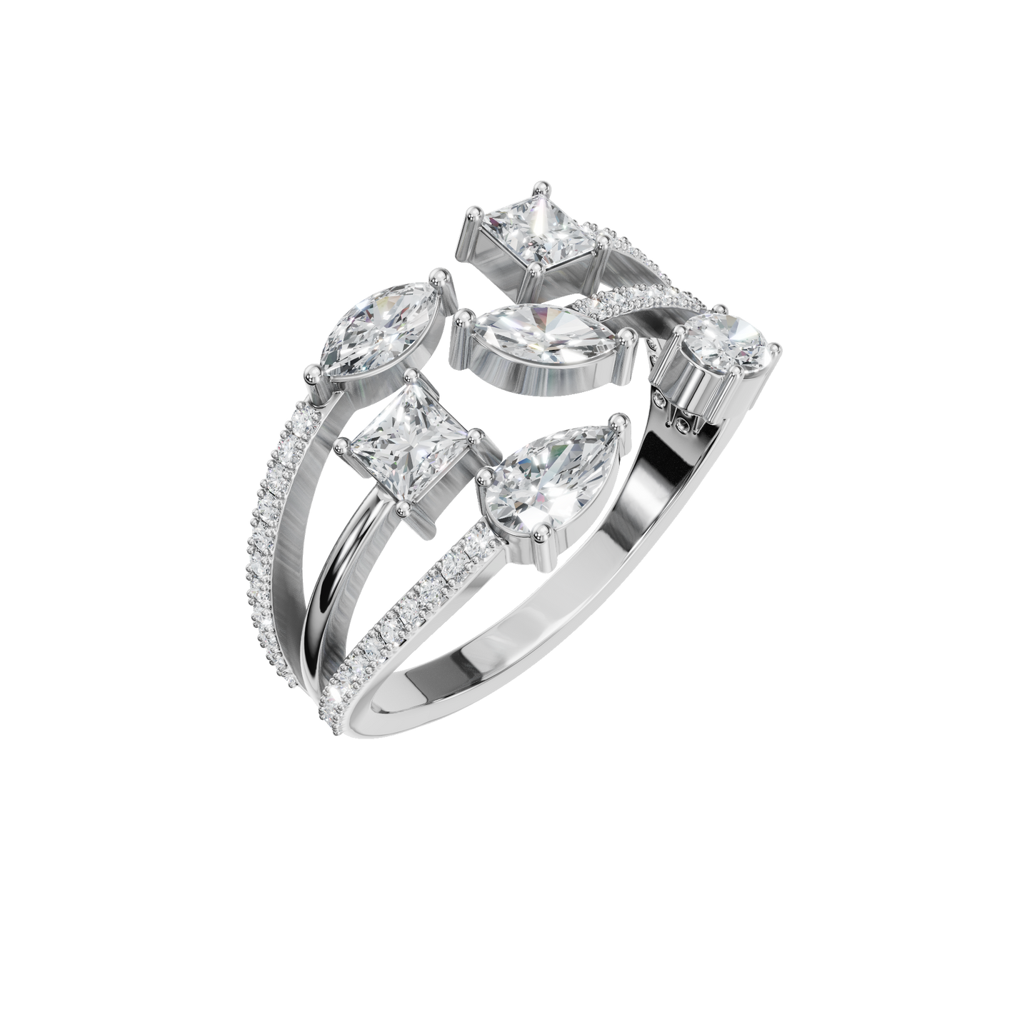 FANCY WEDDING RING - M&D Signature Jewels