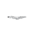 MARQUISE ROUND WAVE WEDDING BAND