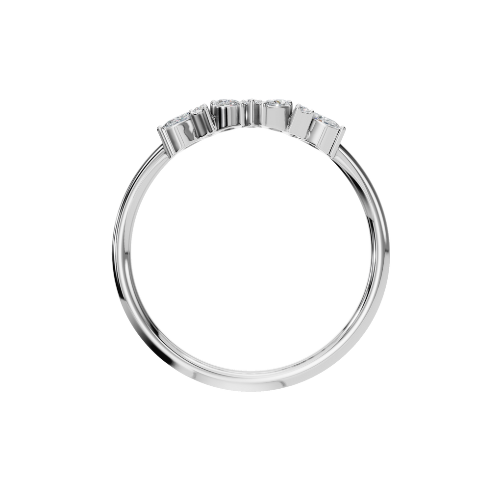 MARQUISE ROUND WEDDING BAND