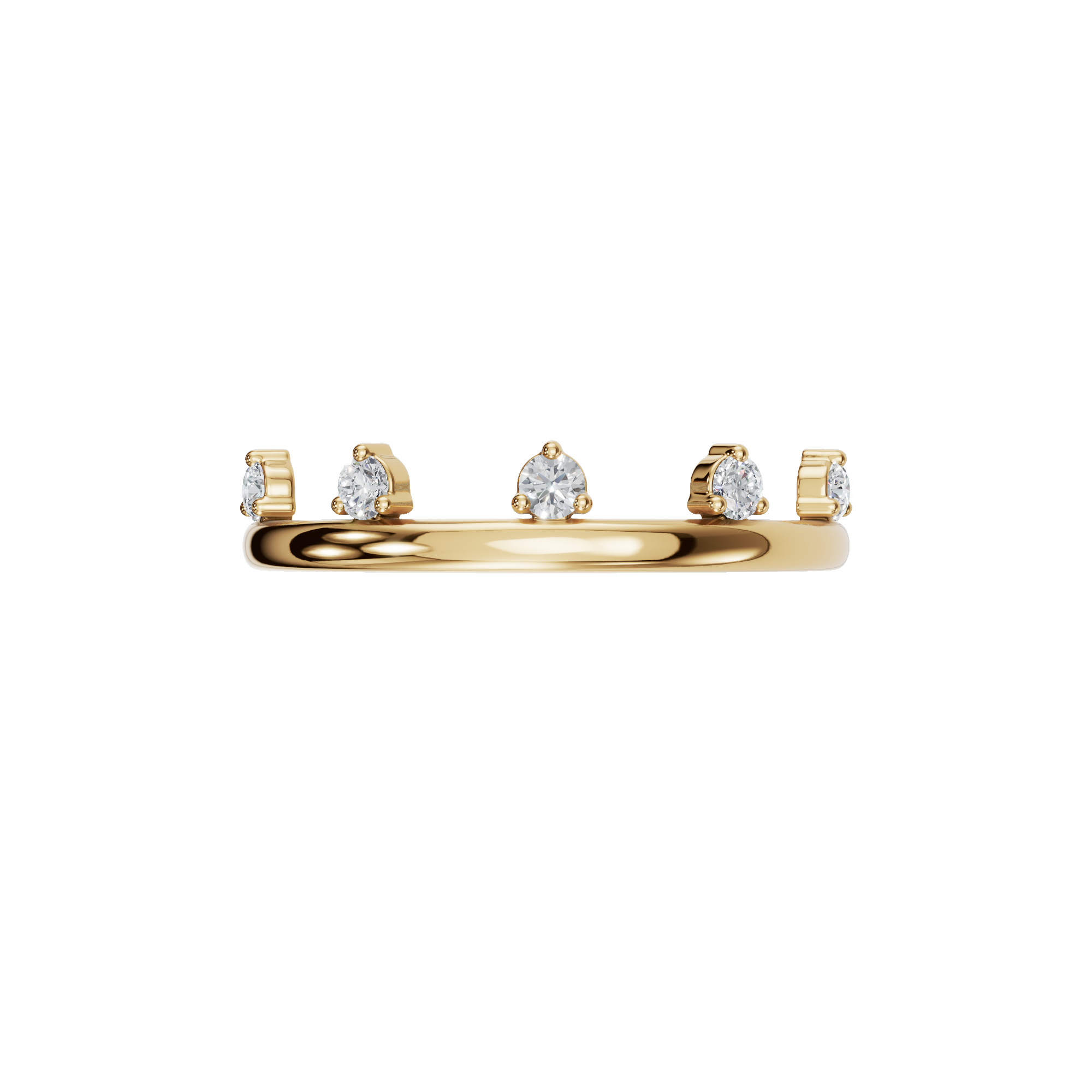 ROUND WEDDING BAND