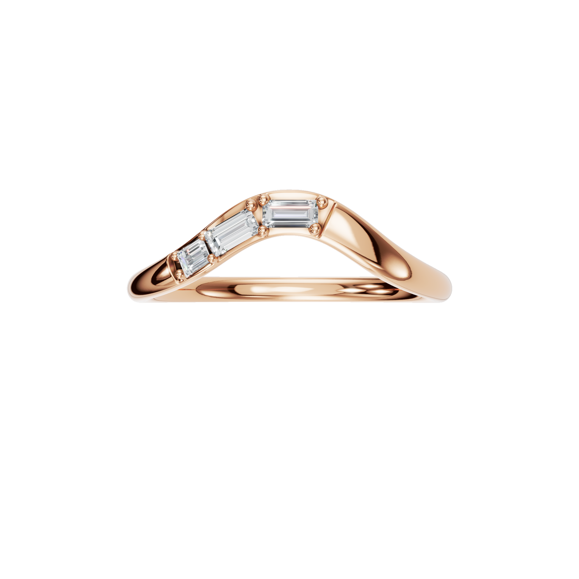 BAGUETTE WEDDING BAND - M&D Signature Jewels