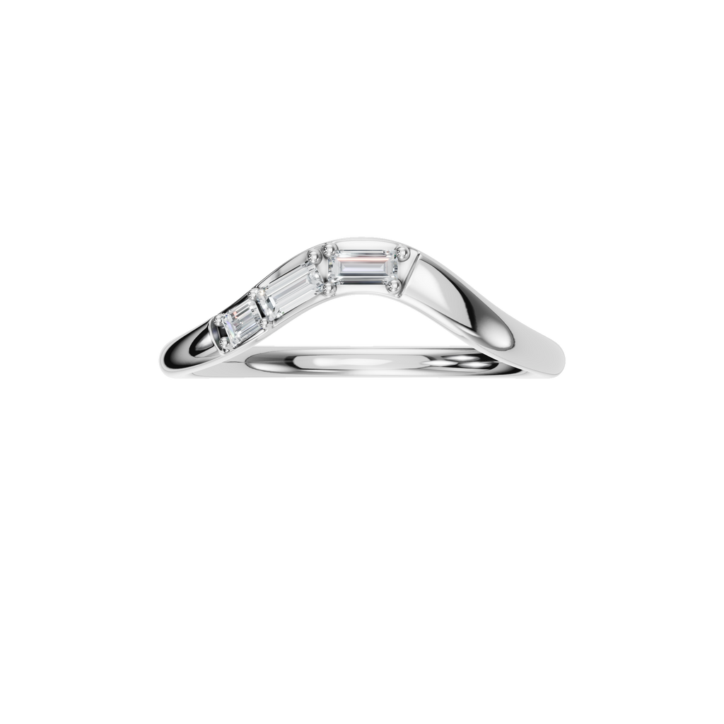 BAGUETTE WEDDING BAND
