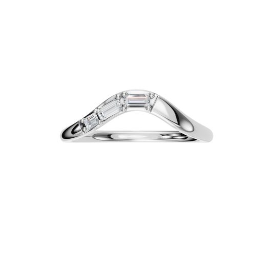 BAGUETTE WEDDING BAND