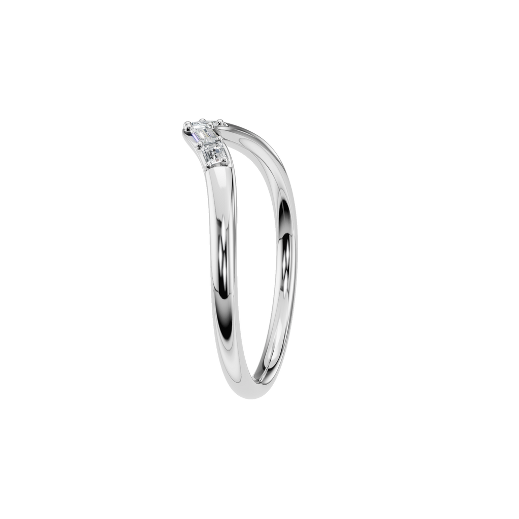 BAGUETTE WEDDING BAND