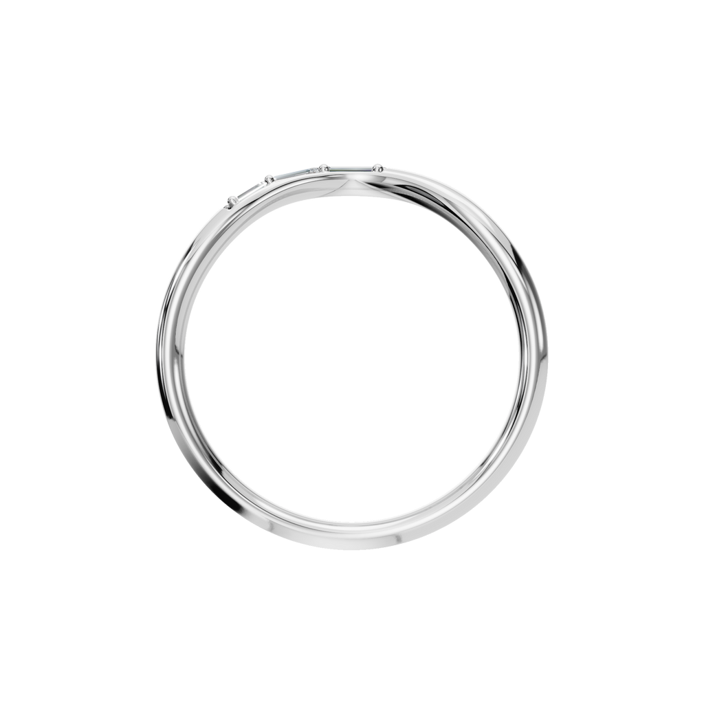 BAGUETTE WEDDING BAND