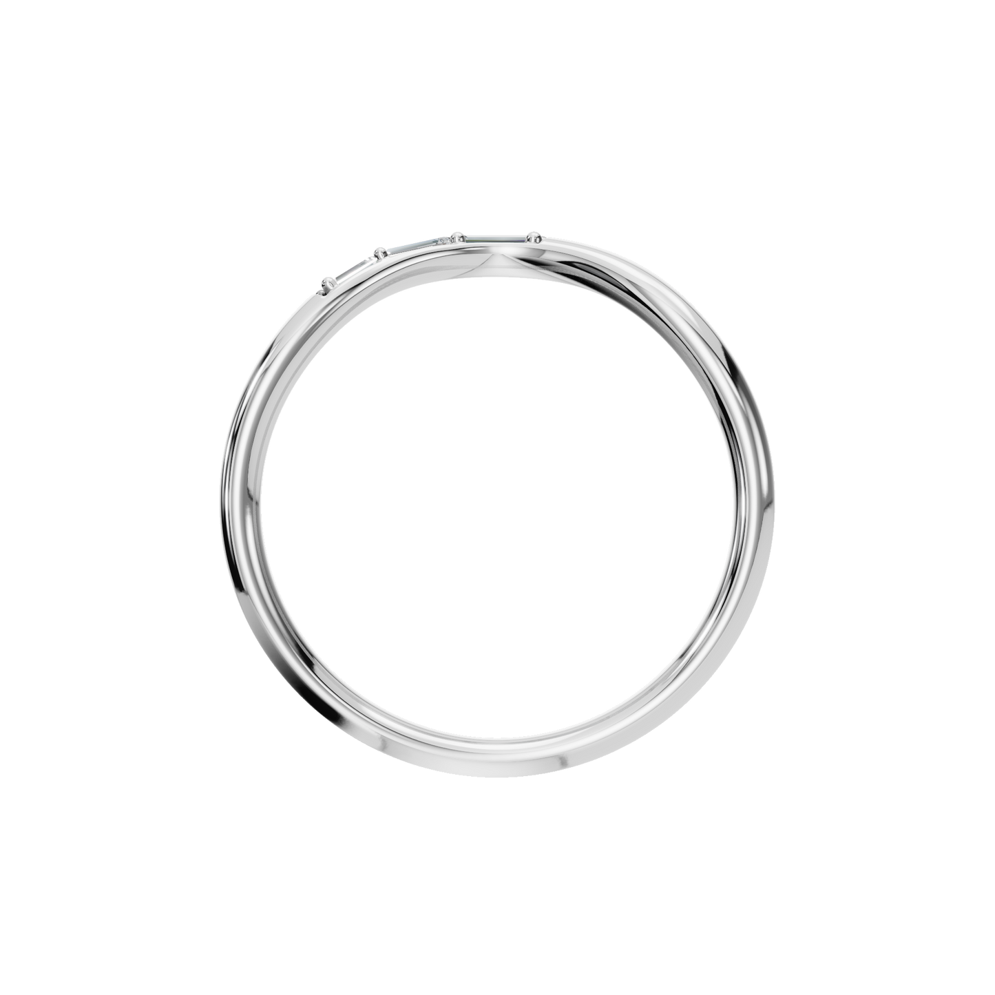 BAGUETTE WEDDING BAND - M&D Signature Jewels