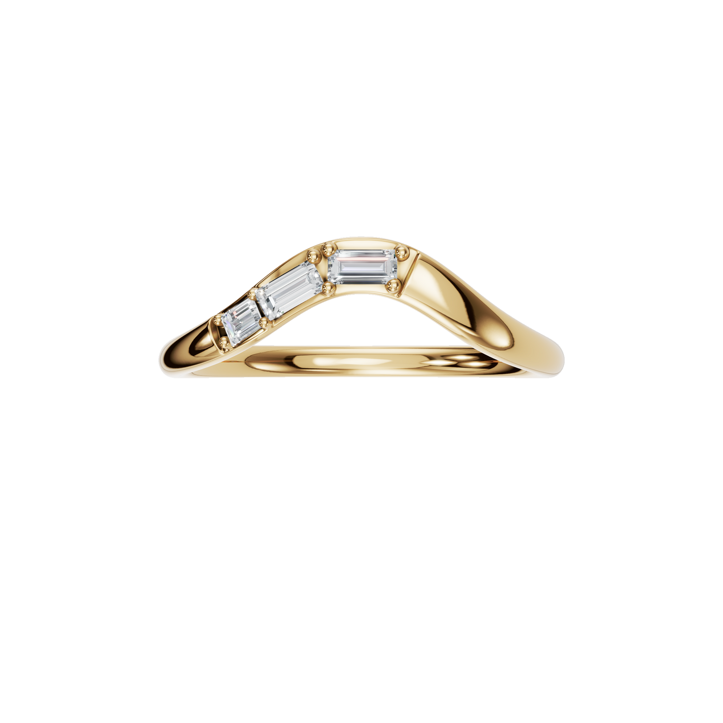 BAGUETTE WEDDING BAND - M&D Signature Jewels