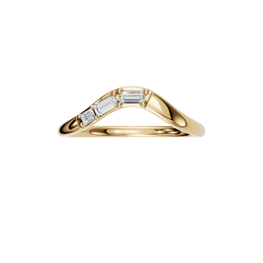 BAGUETTE WEDDING BAND - M&D Signature Jewels