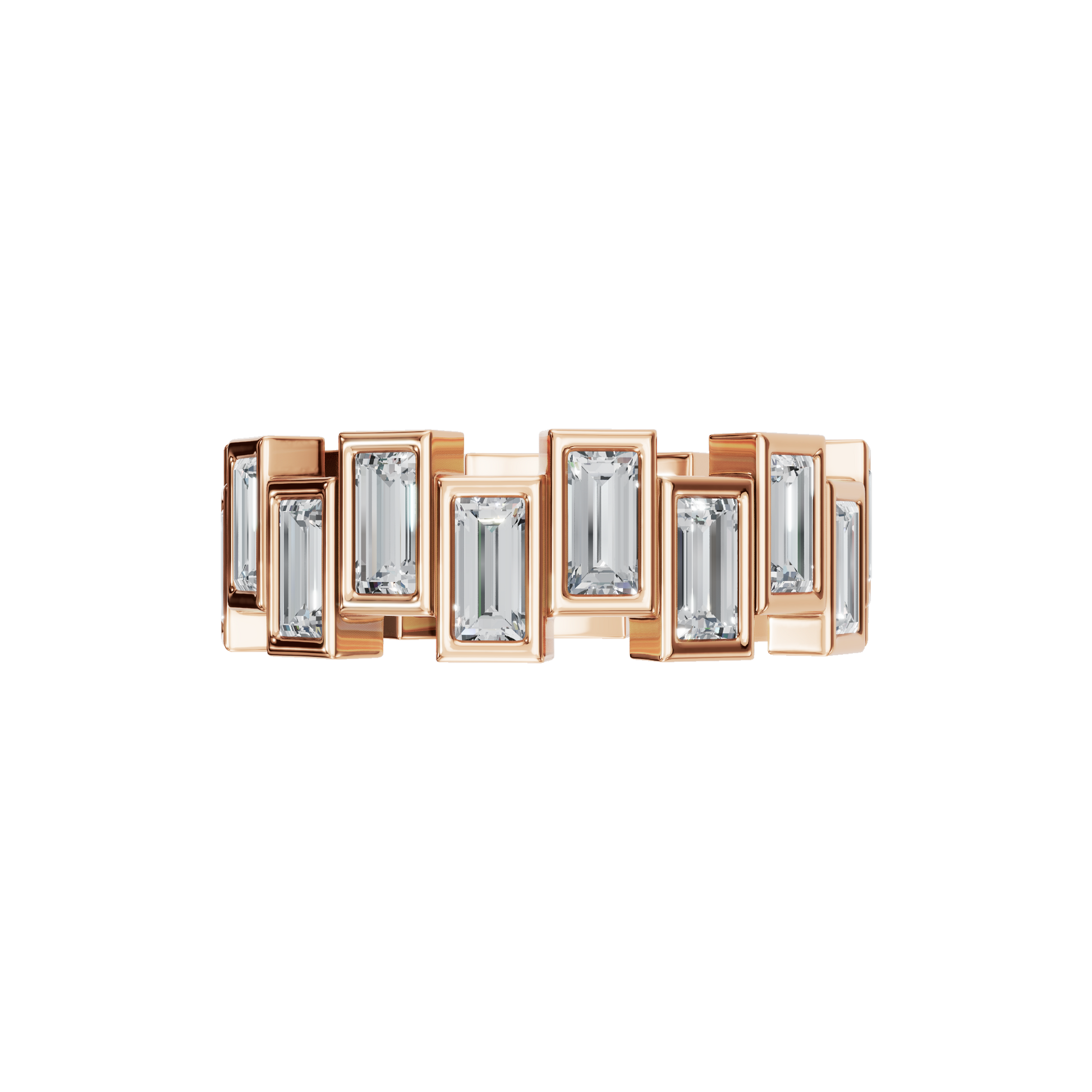 BAGUETTE ETERNITY WEDDING BAND - M&D Signature Jewels