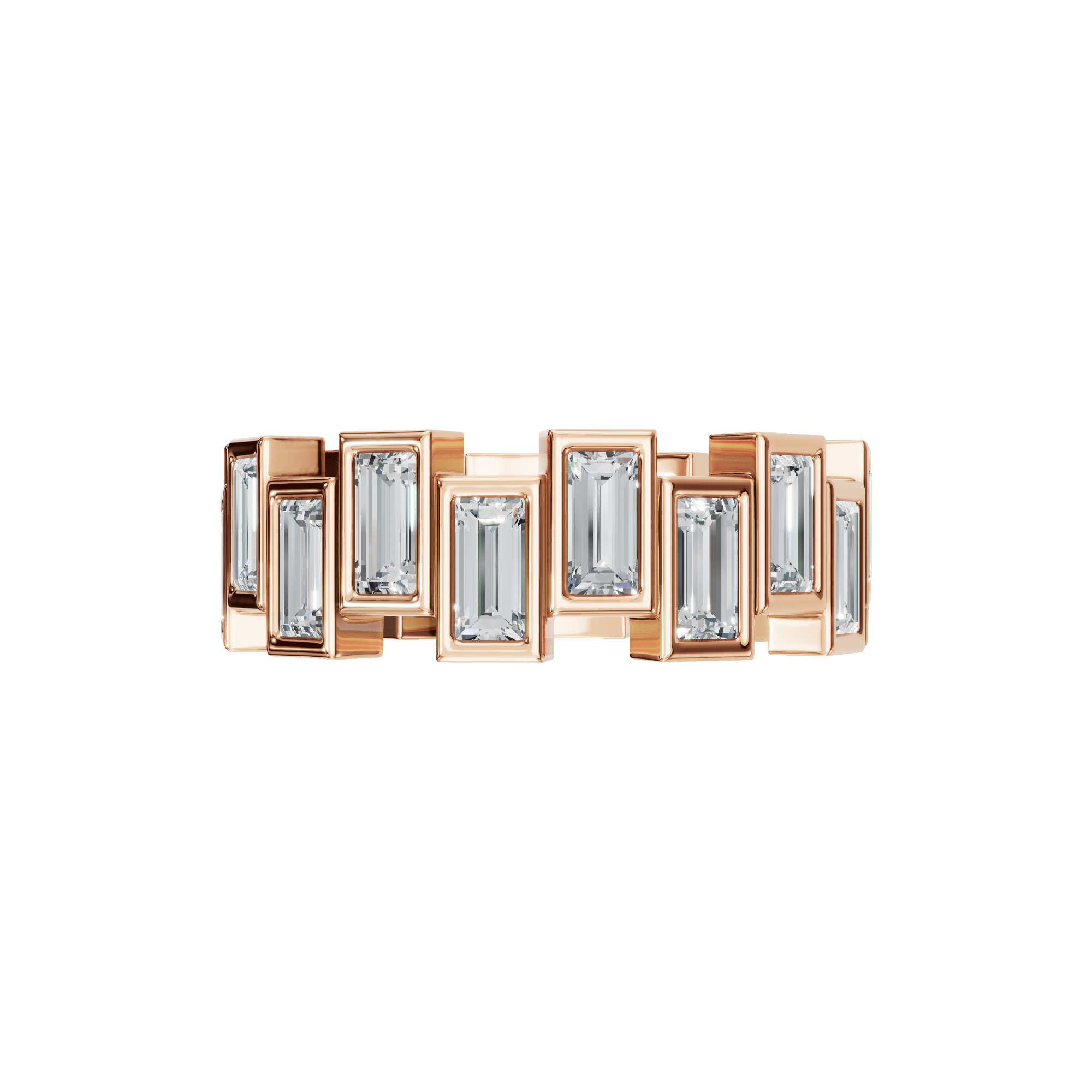 BAGUETTE ETERNITY WEDDING BAND