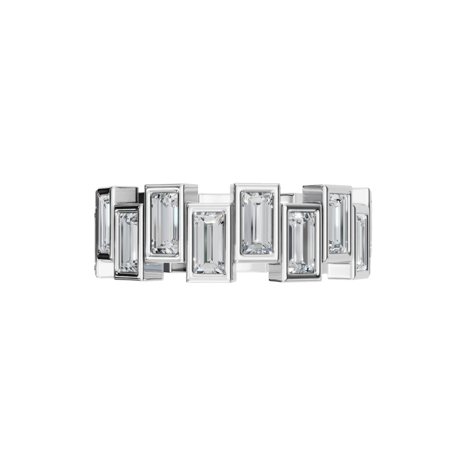 BAGUETTE ETERNITY WEDDING BAND - M&D Signature Jewels