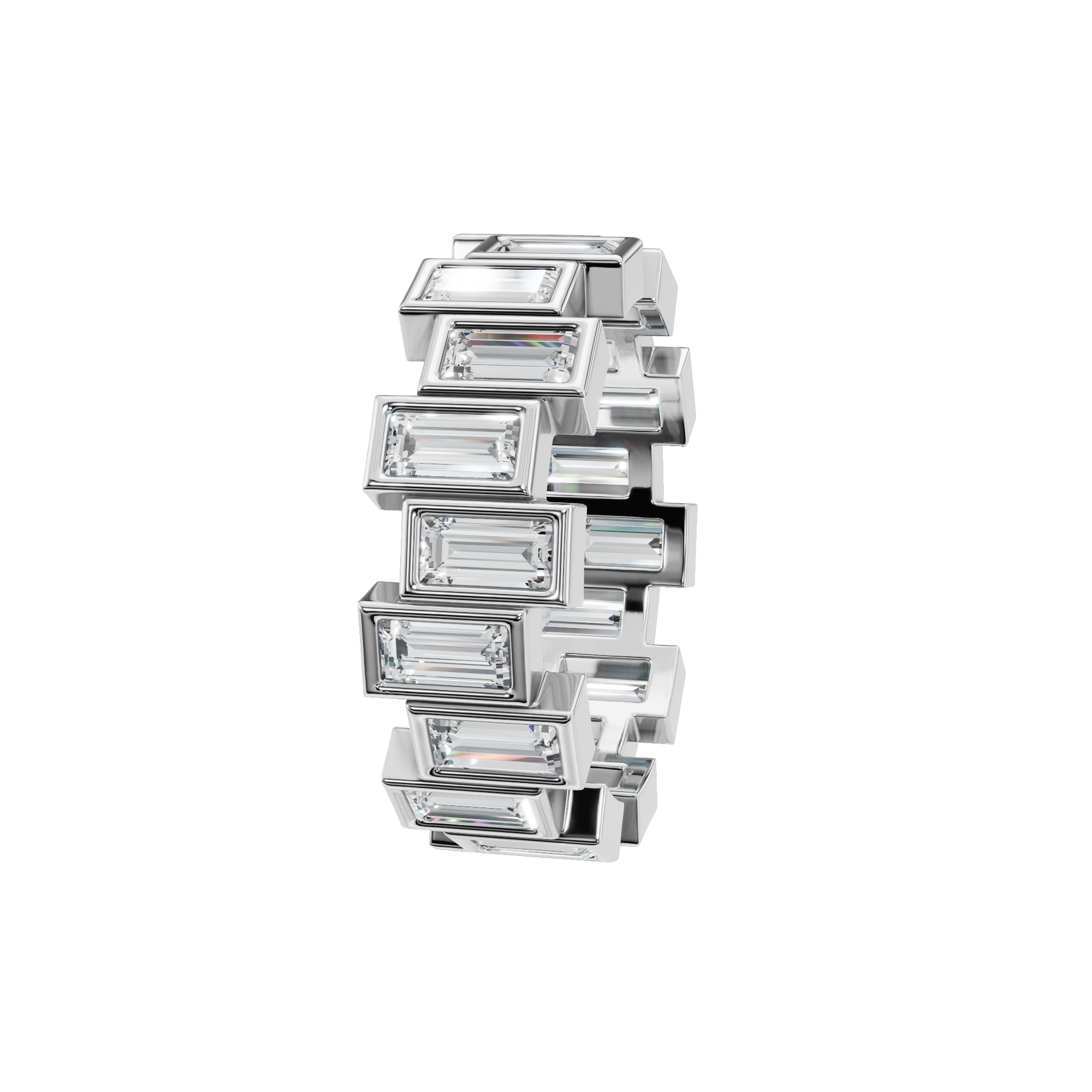 BAGUETTE ETERNITY WEDDING BAND