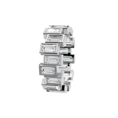 BAGUETTE ETERNITY WEDDING BAND - M&D Signature Jewels