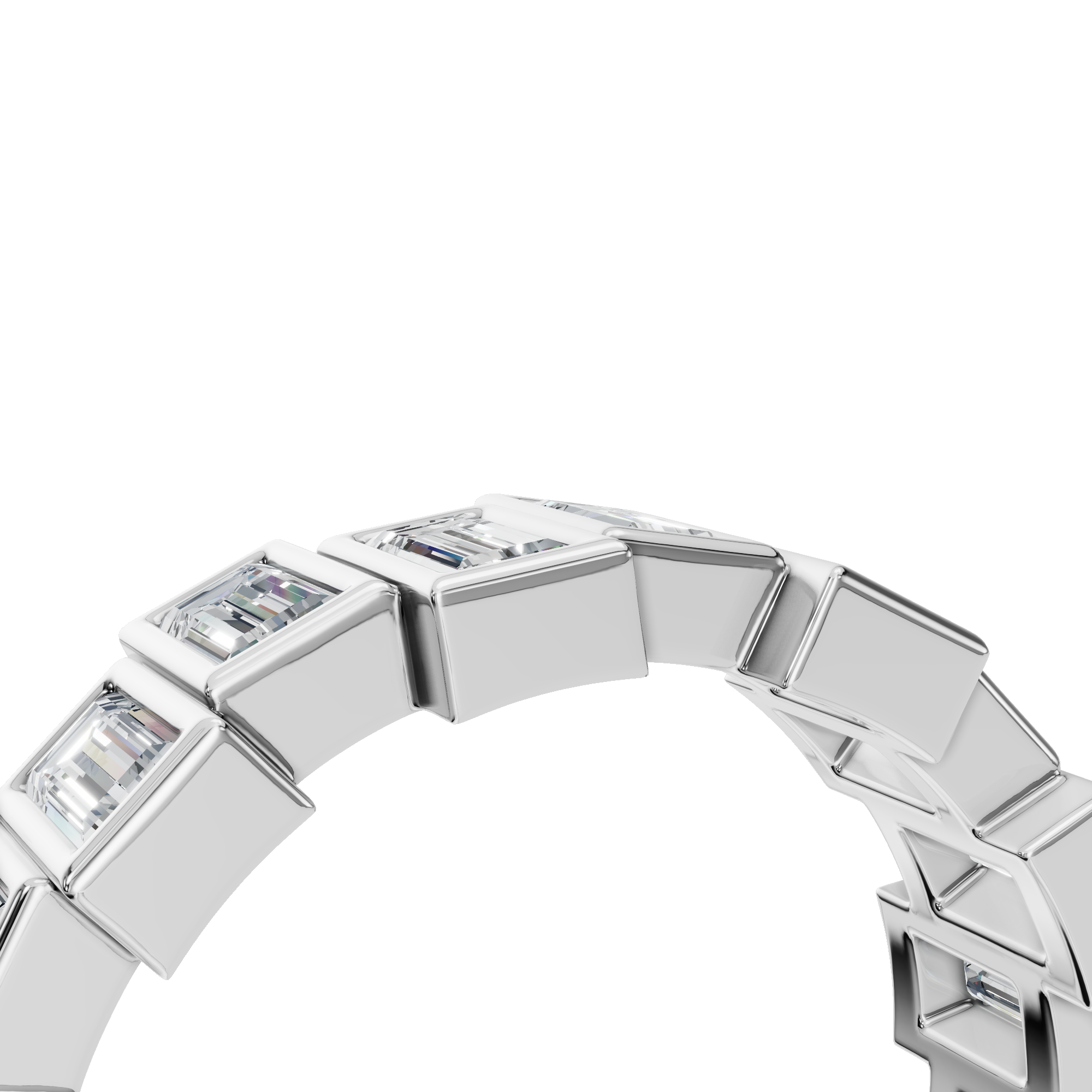 BAGUETTE ETERNITY WEDDING BAND