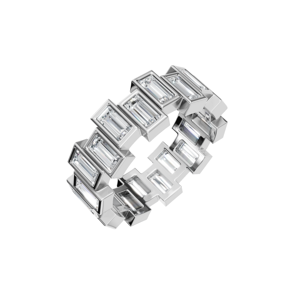 BAGUETTE ETERNITY WEDDING BAND