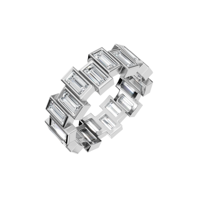 BAGUETTE ETERNITY WEDDING BAND - M&D Signature Jewels