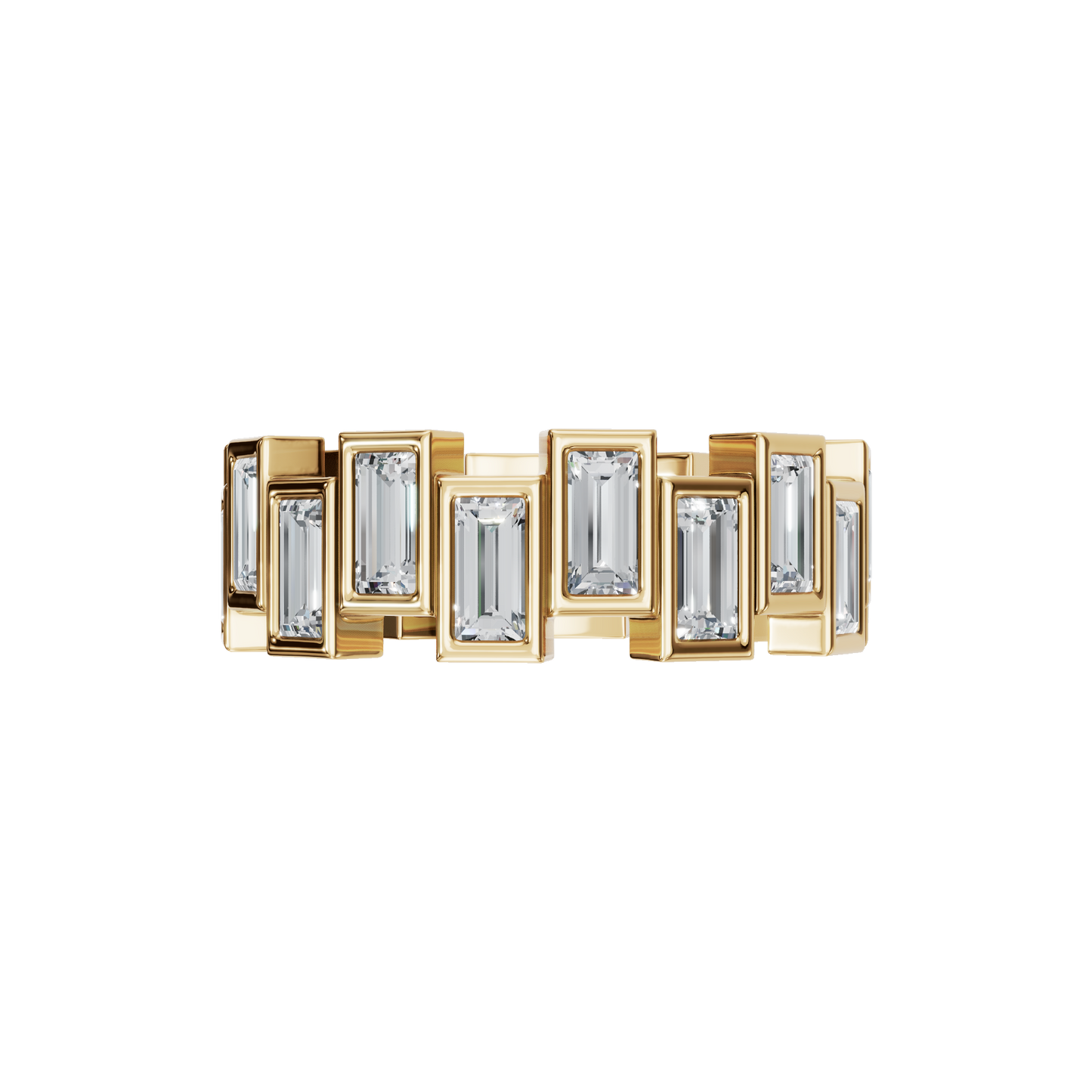 BAGUETTE ETERNITY WEDDING BAND - M&D Signature Jewels