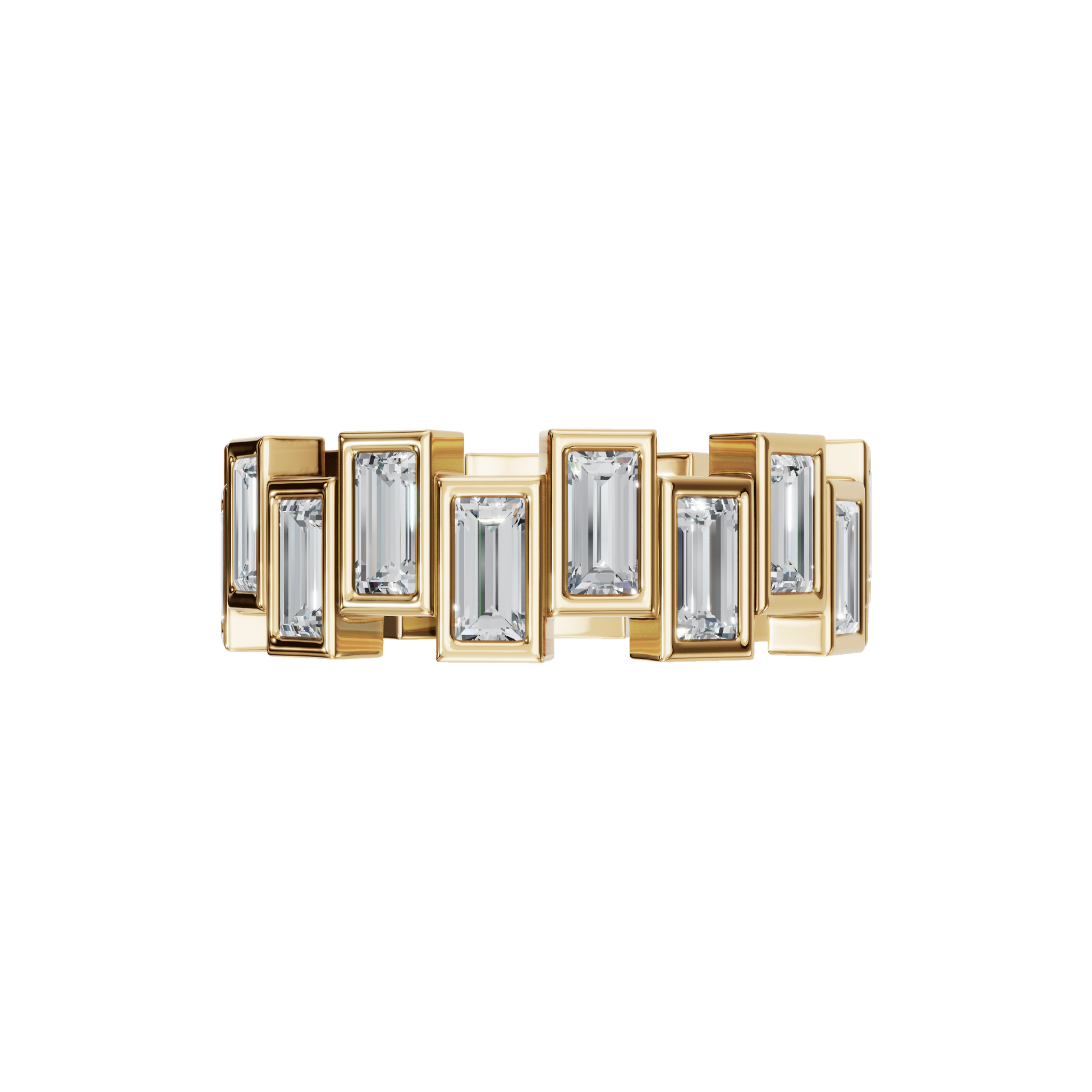 BAGUETTE ETERNITY WEDDING BAND - M&D Signature Jewels