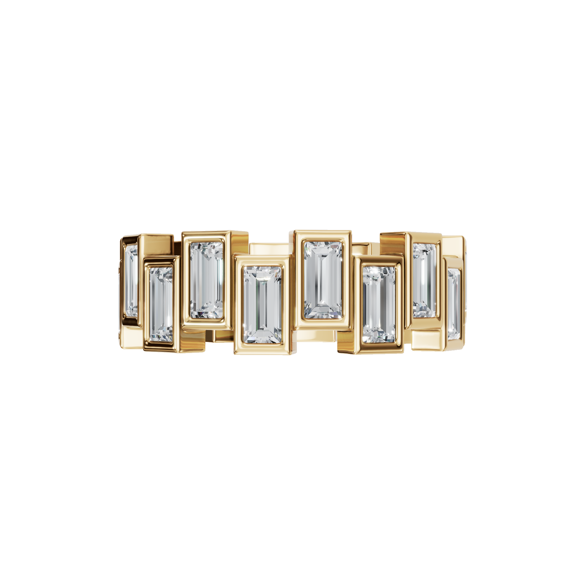 BAGUETTE ETERNITY WEDDING BAND