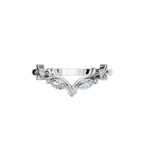 MARQUISE ROUND WEDDING BAND