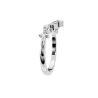 MARQUISE ROUND WEDDING BAND