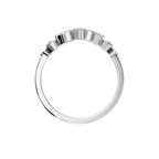 MARQUISE ROUND WEDDING BAND