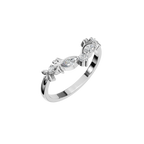 MARQUISE ROUND WEDDING BAND