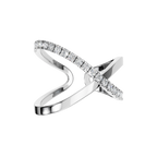 X SHAPE OPEN WEDDING BAND