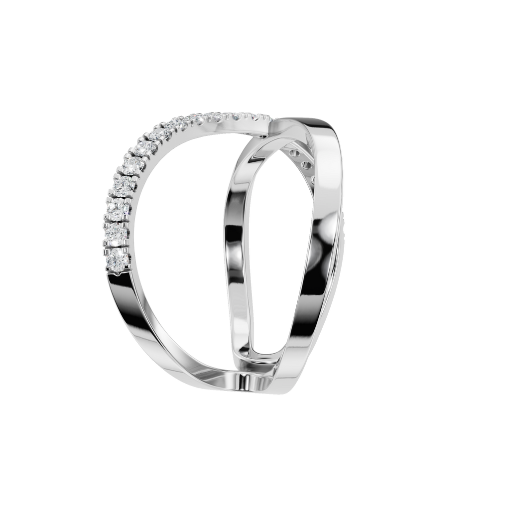 X SHAPE OPEN WEDDING BAND