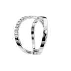 X SHAPE OPEN WEDDING BAND