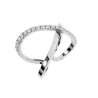 X SHAPE OPEN WEDDING BAND