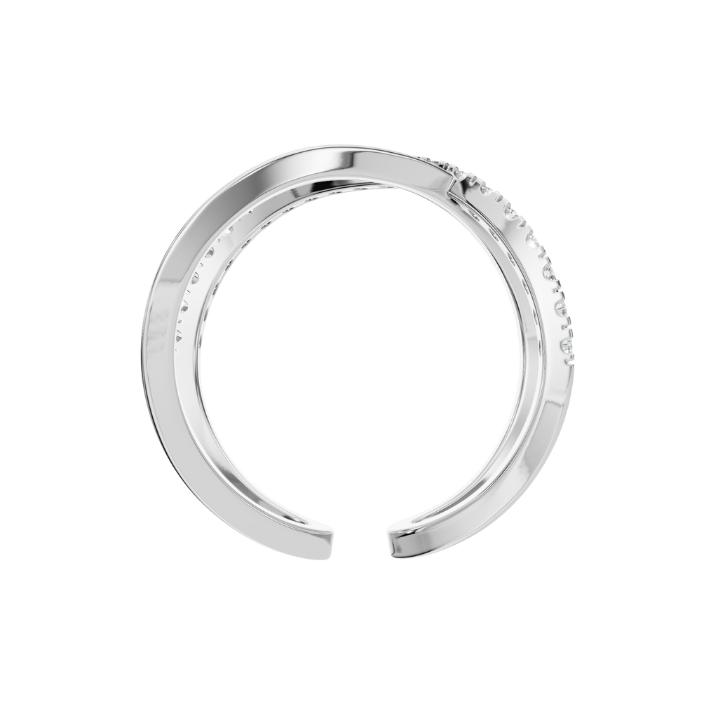 X SHAPE OPEN WEDDING BAND