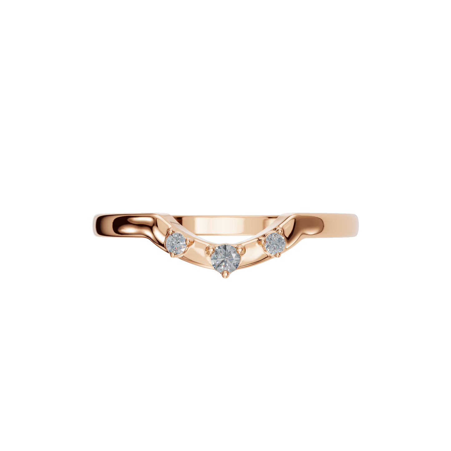 ROUND CURVE WEDDING BAND - M&D Signature Jewels