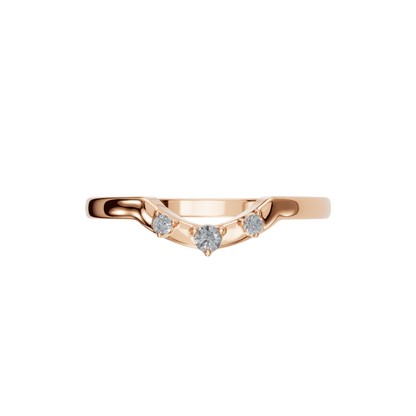 ROUND CURVE WEDDING BAND - M&D Signature Jewels
