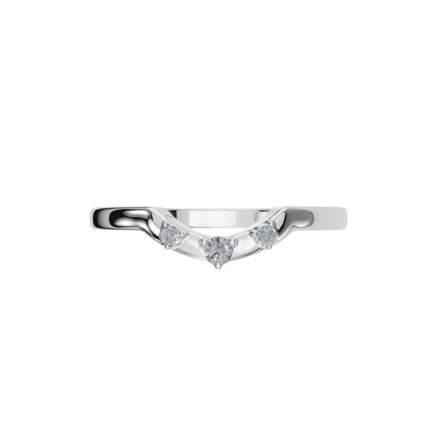 ROUND CURVE WEDDING BAND - M&D Signature Jewels