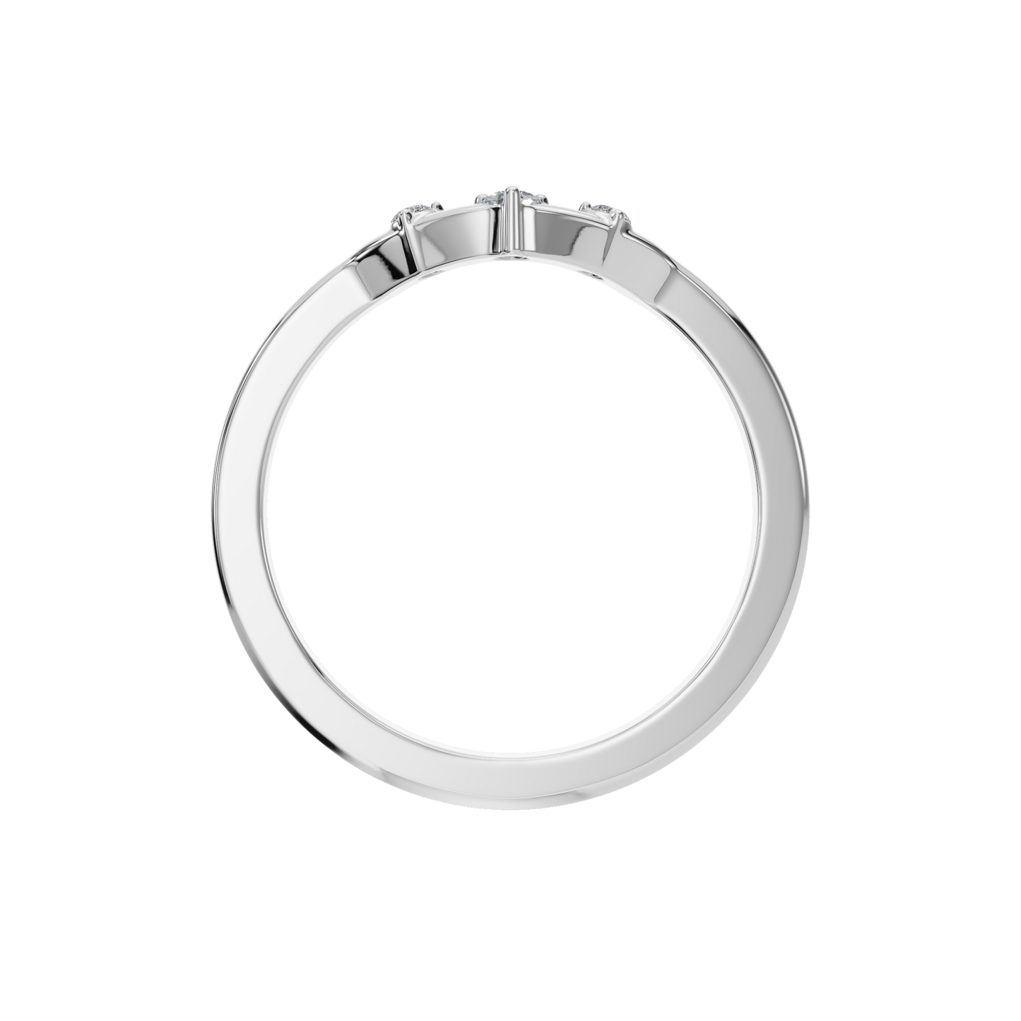 ROUND CURVE WEDDING BAND - M&D Signature Jewels