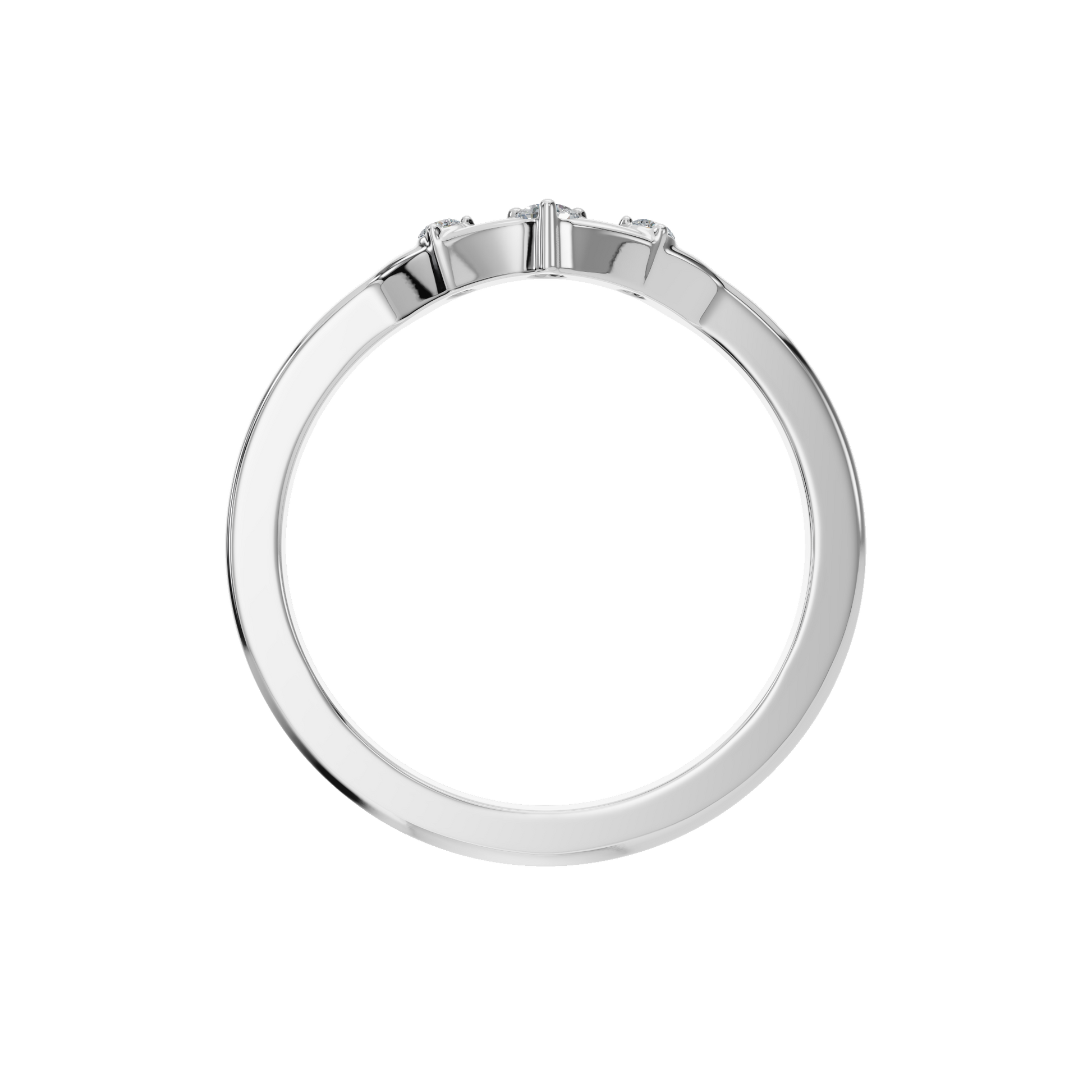 ROUND CURVE WEDDING BAND - M&D Signature Jewels