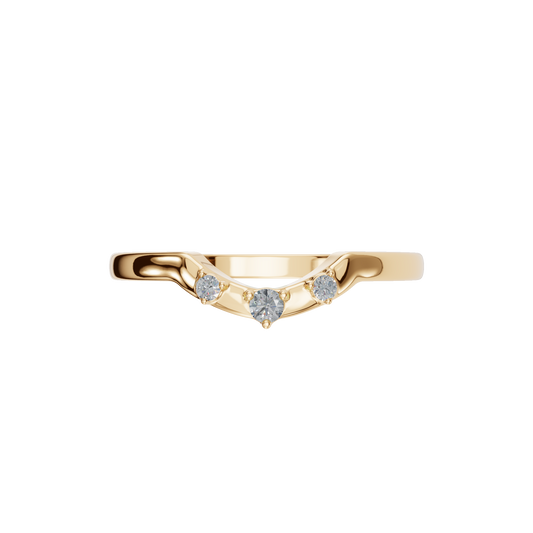 ROUND CURVE WEDDING BAND - M&D Signature Jewels