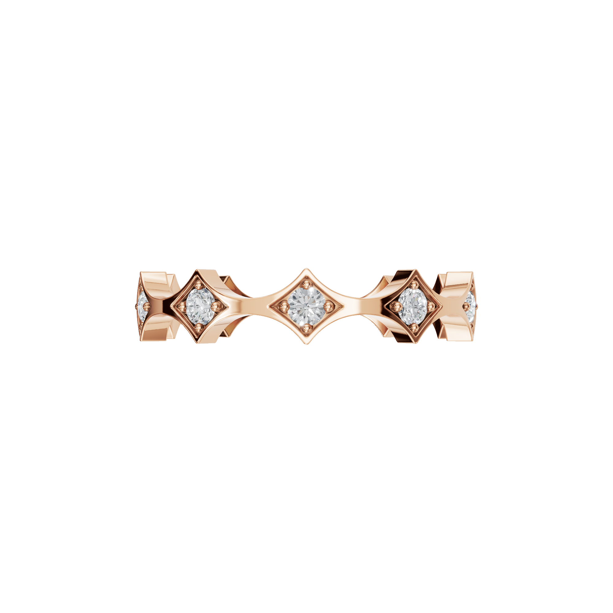 ROUND FANCY WEDDING BAND