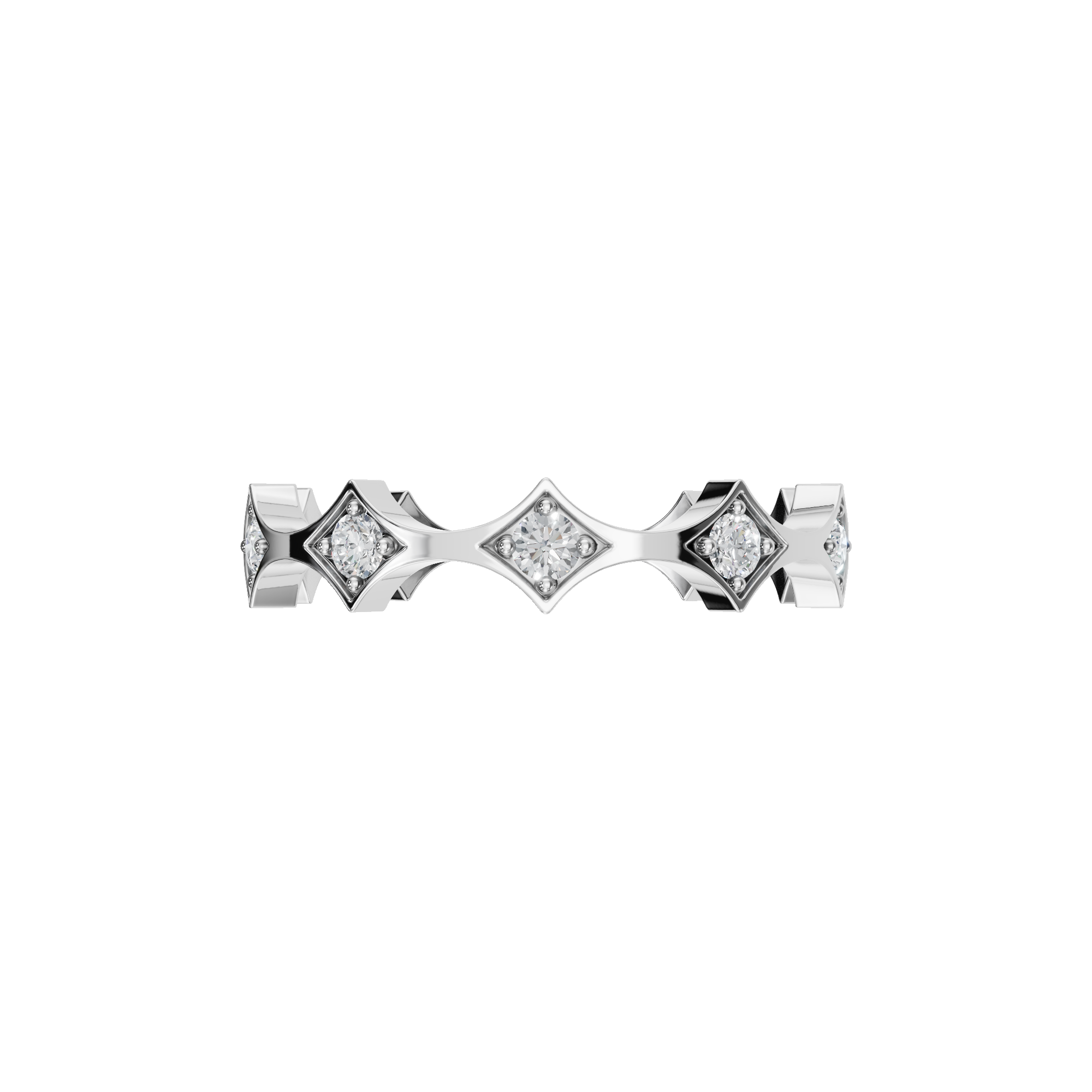 ROUND FANCY WEDDING BAND