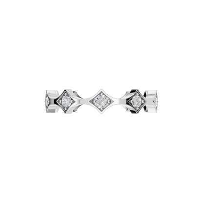 ROUND FANCY WEDDING BAND - M&D Signature Jewels