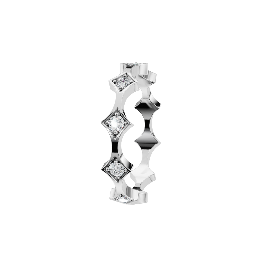 ROUND FANCY WEDDING BAND