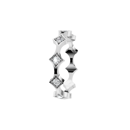 ROUND FANCY WEDDING BAND - M&D Signature Jewels