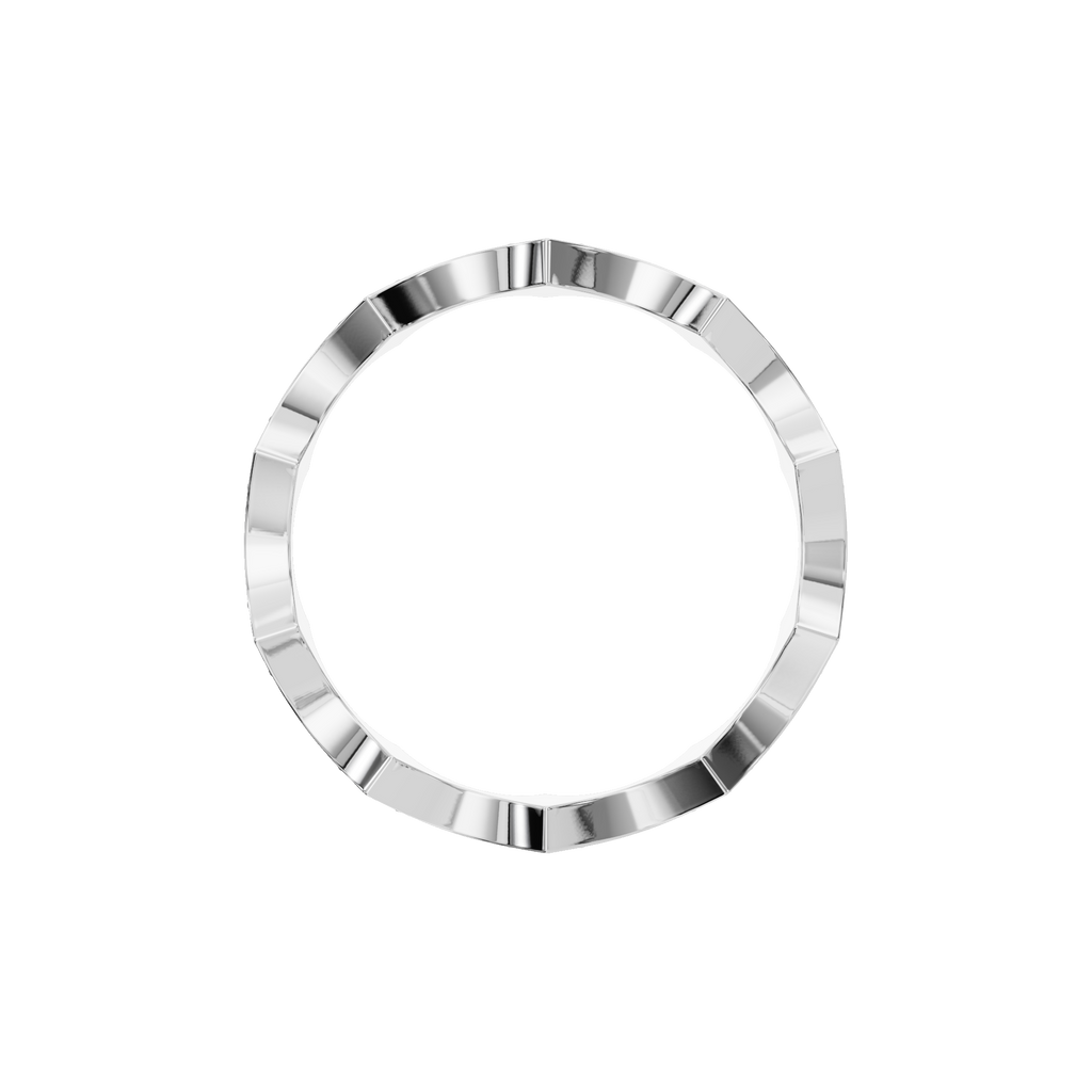 ROUND FANCY WEDDING BAND