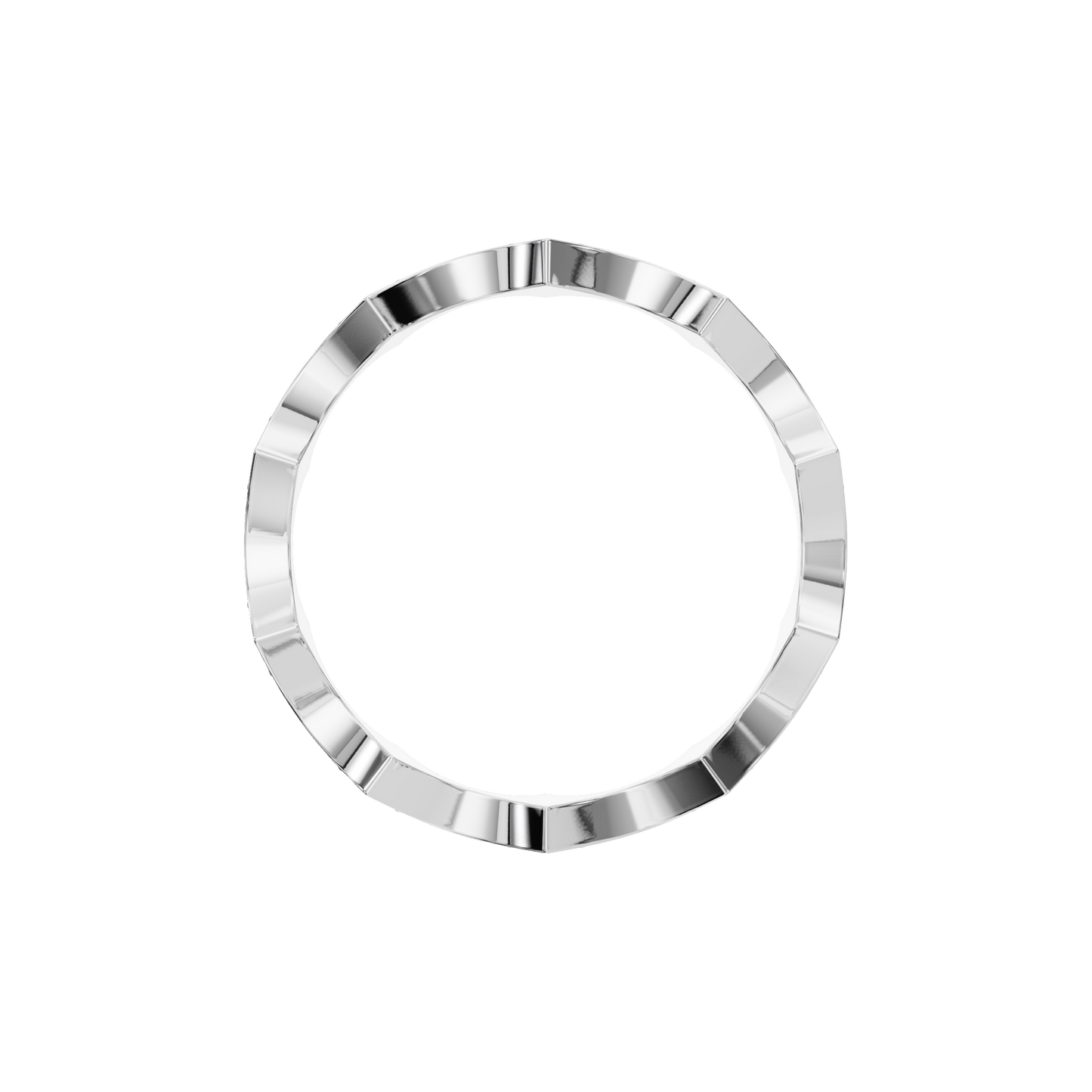 ROUND FANCY WEDDING BAND - M&D Signature Jewels