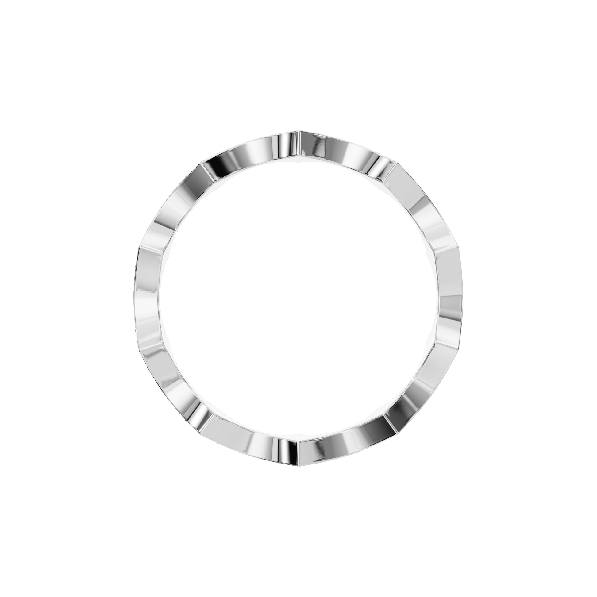 ROUND FANCY WEDDING BAND - M&D Signature Jewels