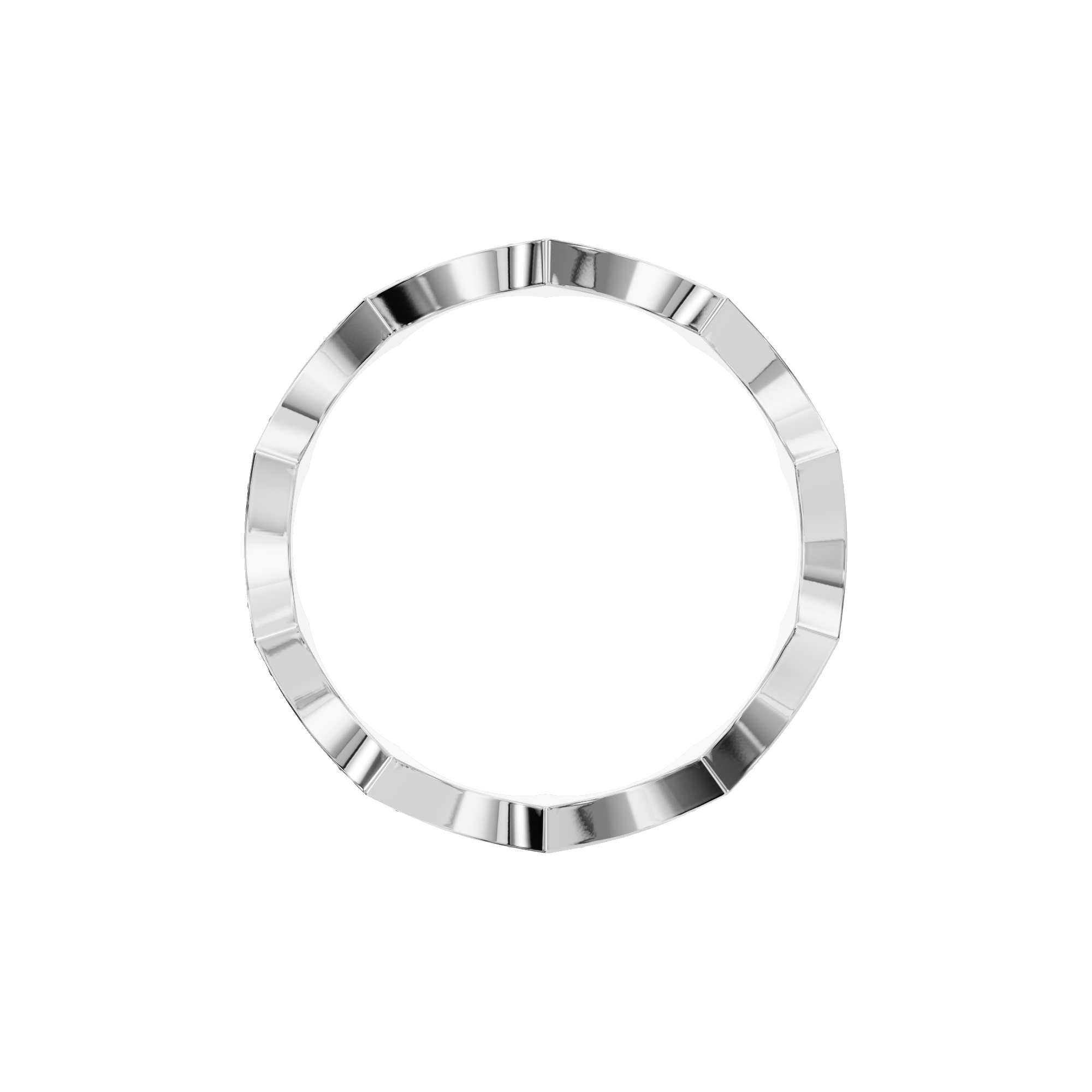 ROUND FANCY WEDDING BAND