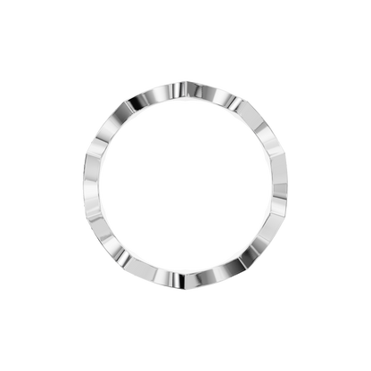 ROUND FANCY WEDDING BAND - M&D Signature Jewels