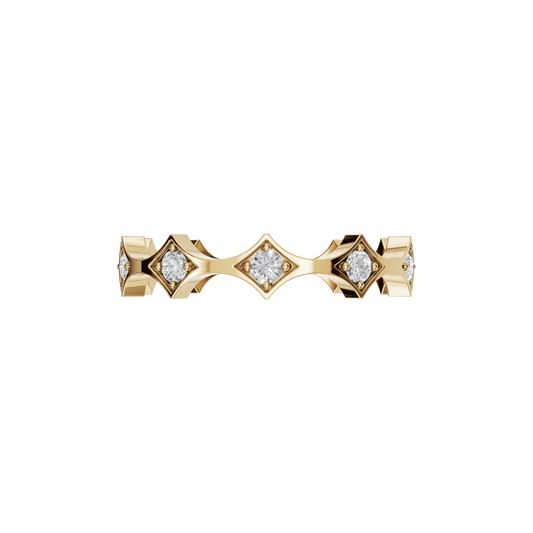 ROUND FANCY WEDDING BAND - M&D Signature Jewels