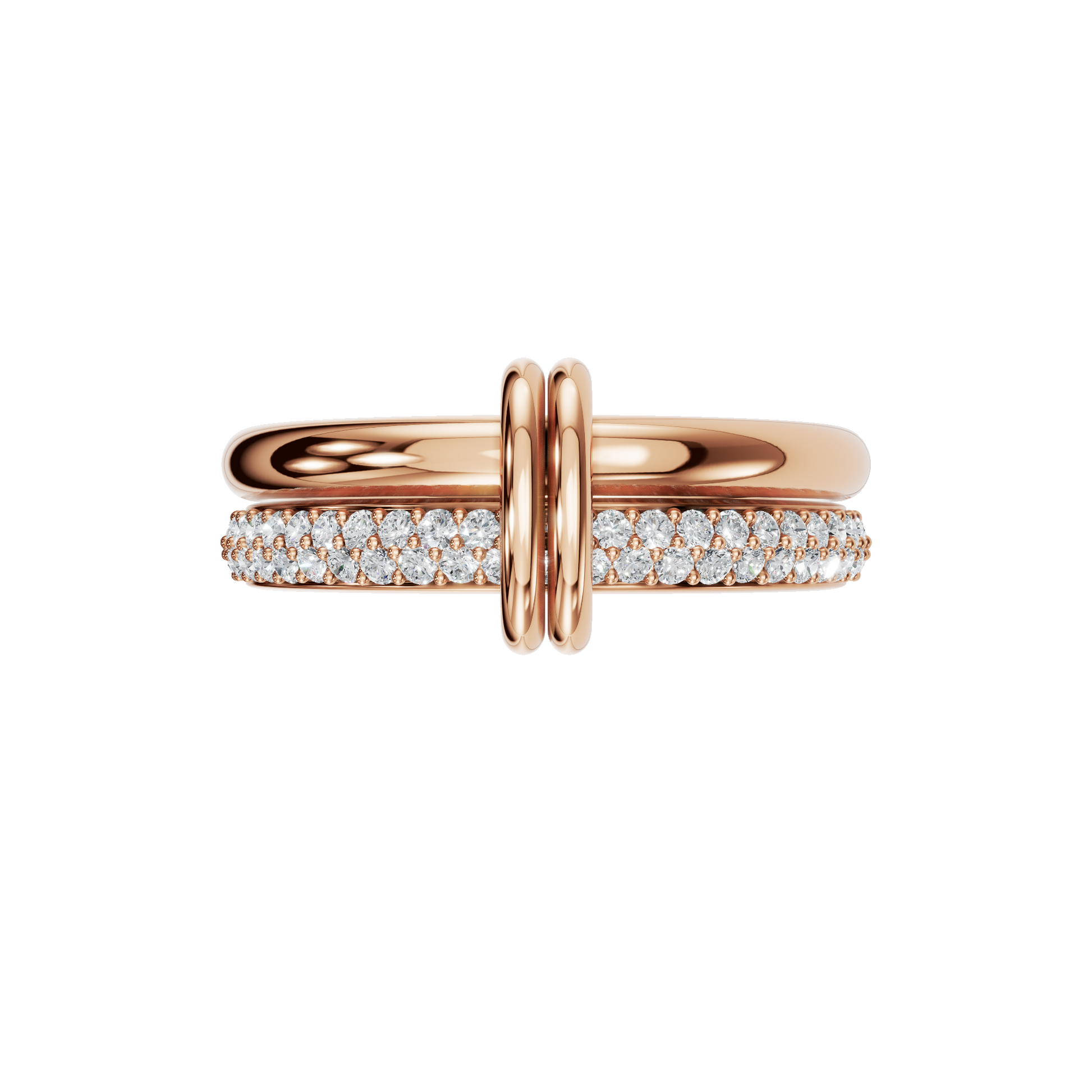 ROUND FANCY ETERNITY WEDDING BAND - M&D Signature Jewels